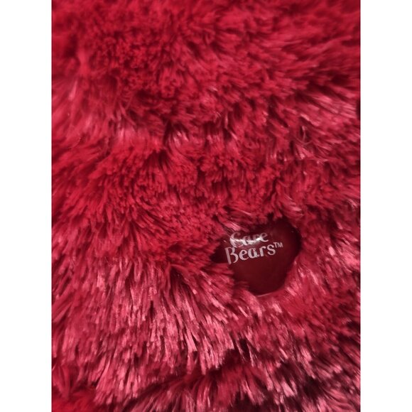 Care Bears 2006 ALWAYS THERE BEAR 12" Red Fluffy Floppy Plush Stuffed Animal - Picture 6 of 9